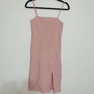 Forever 21 spaghetti strapped nude dress